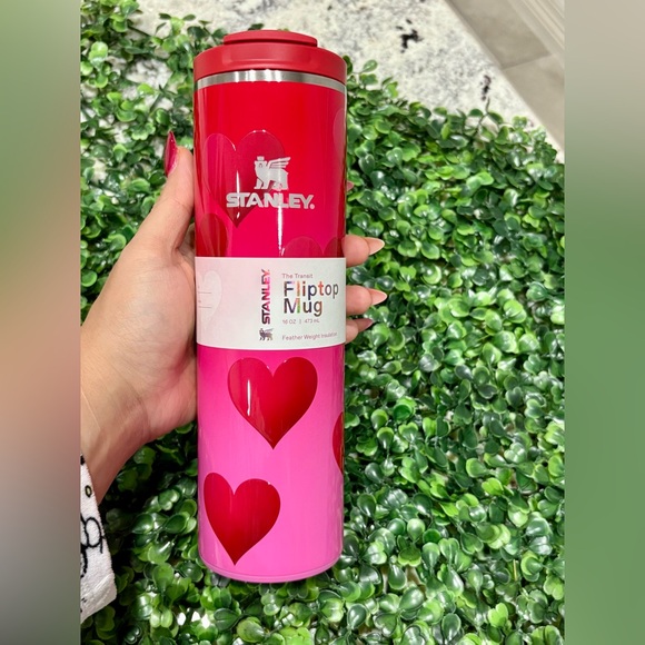 Stanley 16oz Aero Transit Light Bottle Red Rouge Heart Gradient Valentines - Picture 6 of 6